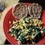 Eggs with Spinach