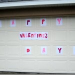 Happy Valentine's Day Garage Door Sign