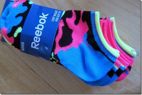 Reebok neon socks