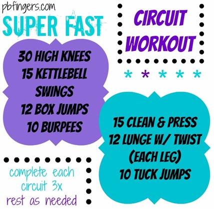 SUPER FAST Circuit Workout