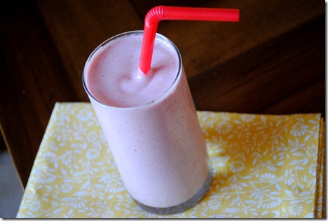 strawberry smoothie