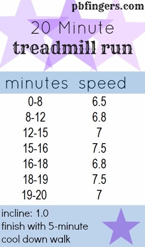 20 Minute Treadmill Run Workout