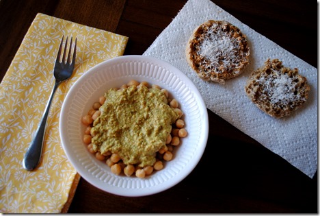 Chickpeas with Mmmm sauce