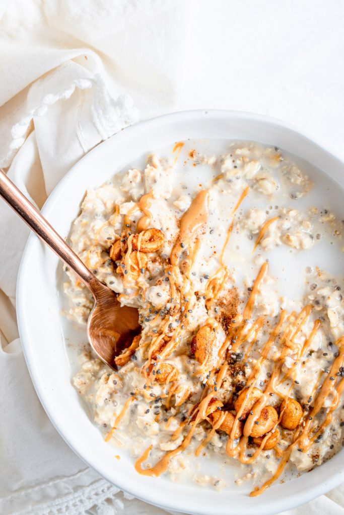 Peanut Butter Cookie Dough Overnight Oats