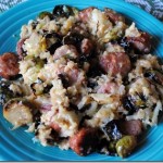cauliflower sausage scramble cauliflower sausage scramble