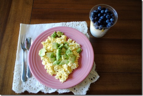 eggs and parfait