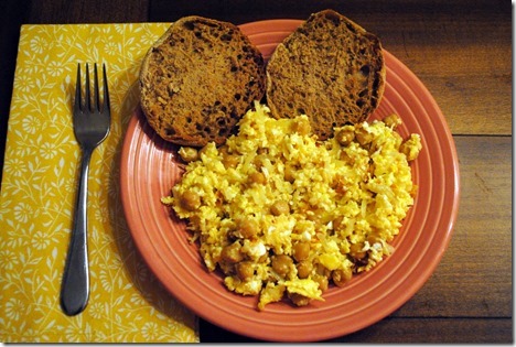 eggs with chickpeas