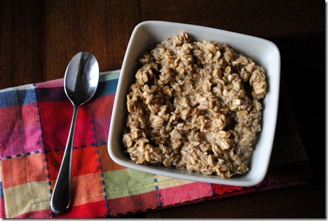 peanut butter cookie dough overnight oats