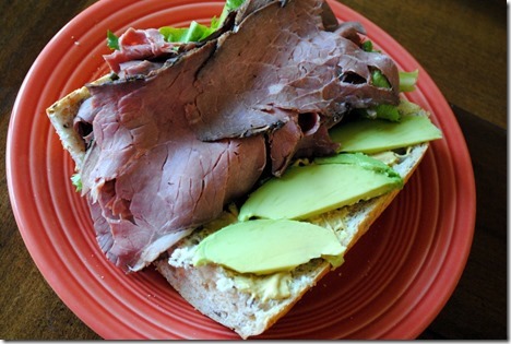 roast beef sub sandwich
