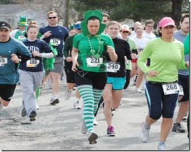 running st patrick's day