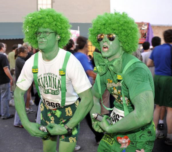 St patrick's sales day running tights