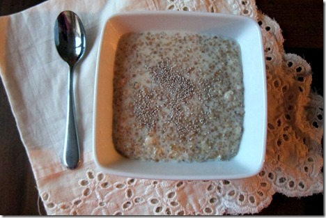 steel cut oats with milk and honey