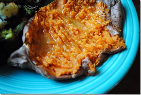 sweet potato with kerrygold butter