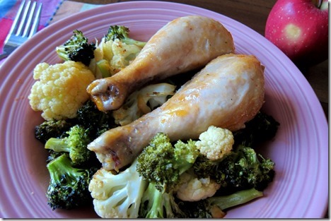 Easy Orange chicken and broccoli