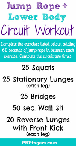 Jump Rope Lower Body Workout