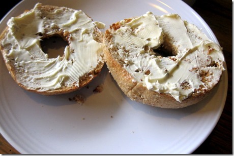 Starbucks Multigrain Bagel with Cream Cheese