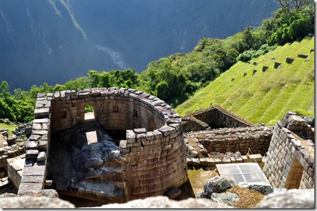 Temple of the Sun Machu Picchu