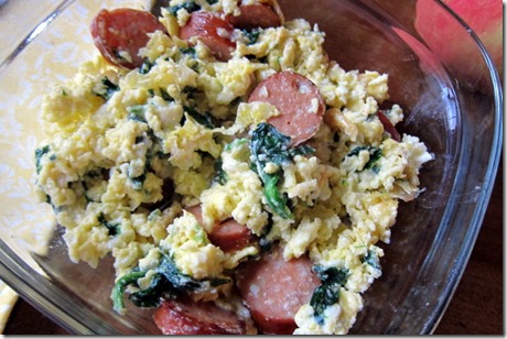 scrambled eggs