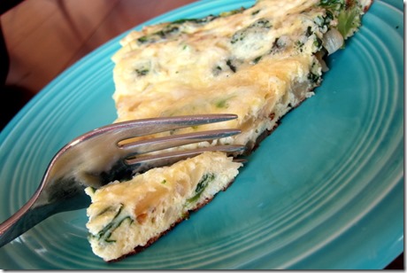 Broccoli & Cheese Frittata