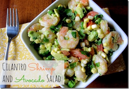 Cilantro Shrimp and Avocado Salad