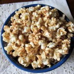 Cinnamon Peanut Butter Popcorn