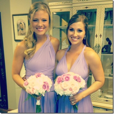 Convertible bridesmaid dresses lilac