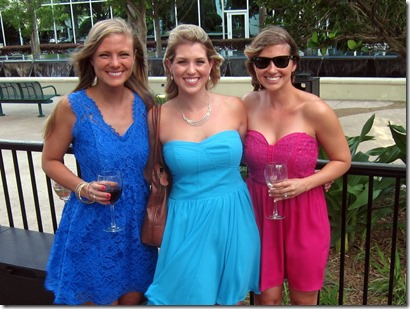 Madison Marcus Lace Blue Dress