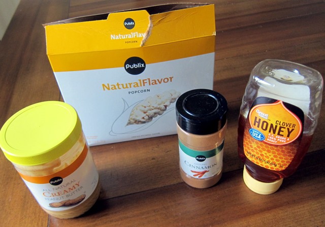 Cinnamon Peanut Butter Popcorn