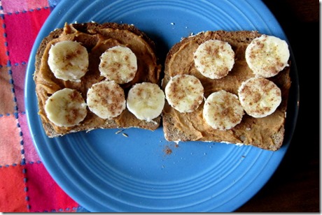 Peanut Butter and Banana Toast