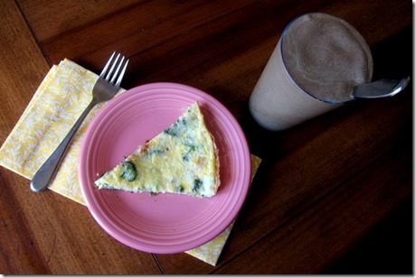 Smoothie and Frittata