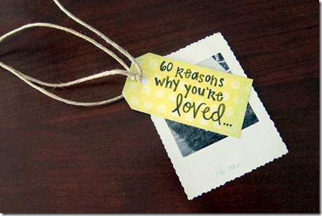 60 Reasons Why You're Loved