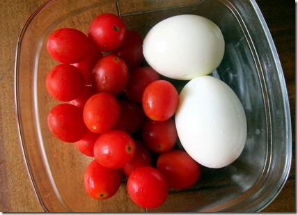 Eggs and veggies