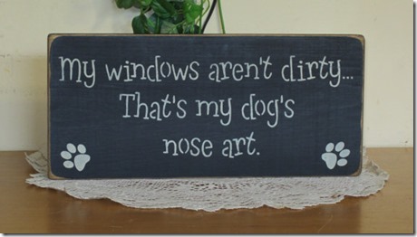 My Windows Aren't Dirty. That's My Dog's Nose Art.