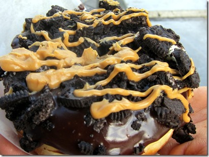 VooDoo peanut butter oreo doughnut