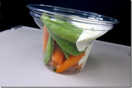 carrots snap peas ranch dressing