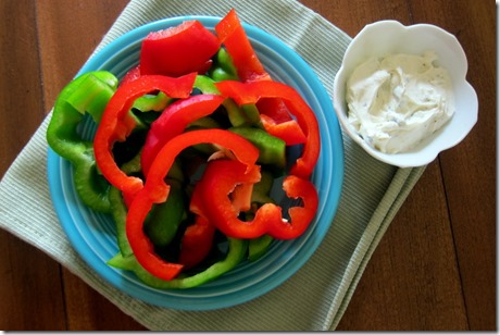 peppers and tzatki