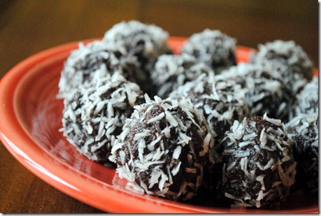 Date Walnut Chocolate Truffles
