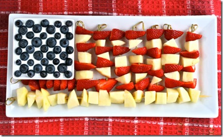 Flag Fruit Kebabs