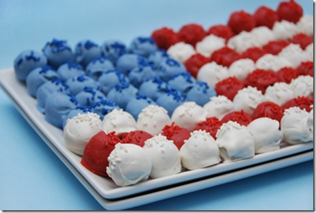 Fourth of July Cake Pops