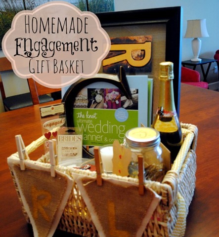 Homemade Engagement Gift Basket - Peanut Butter Fingers