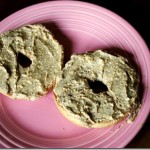 almond butter bagel