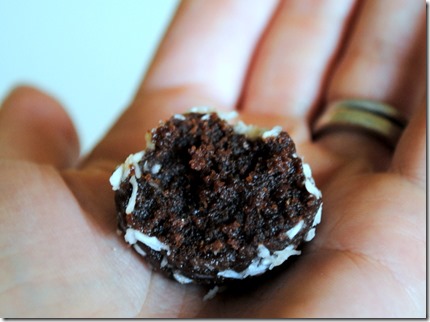 chocolate date walnut truffles