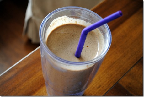 chocolate peanut butter smoothie