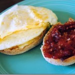 egg and jelly sandwich