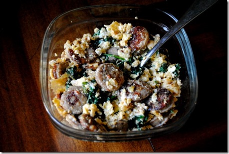 eggs al fresco chicken sausage spinach