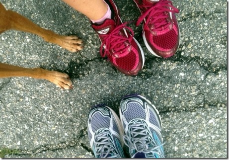 Running with Dog