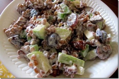 Wheat Berry Waldorf Salad