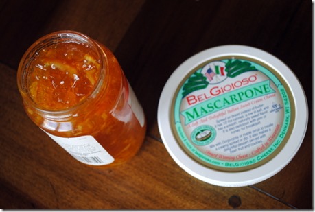 orange marmalade mascarpone cheese dip