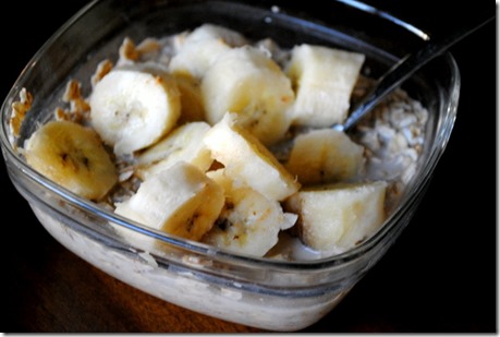 overnight oats with banana