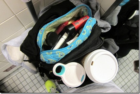 Airport Bathroom Makeup